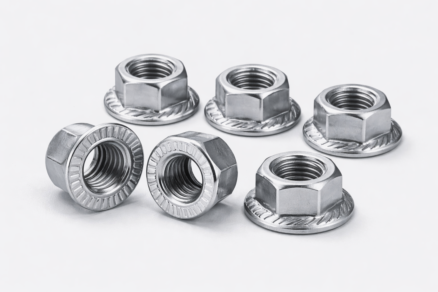Flange Nuts Manufacturers and Suppliers in India | JVS Nut Bolt
