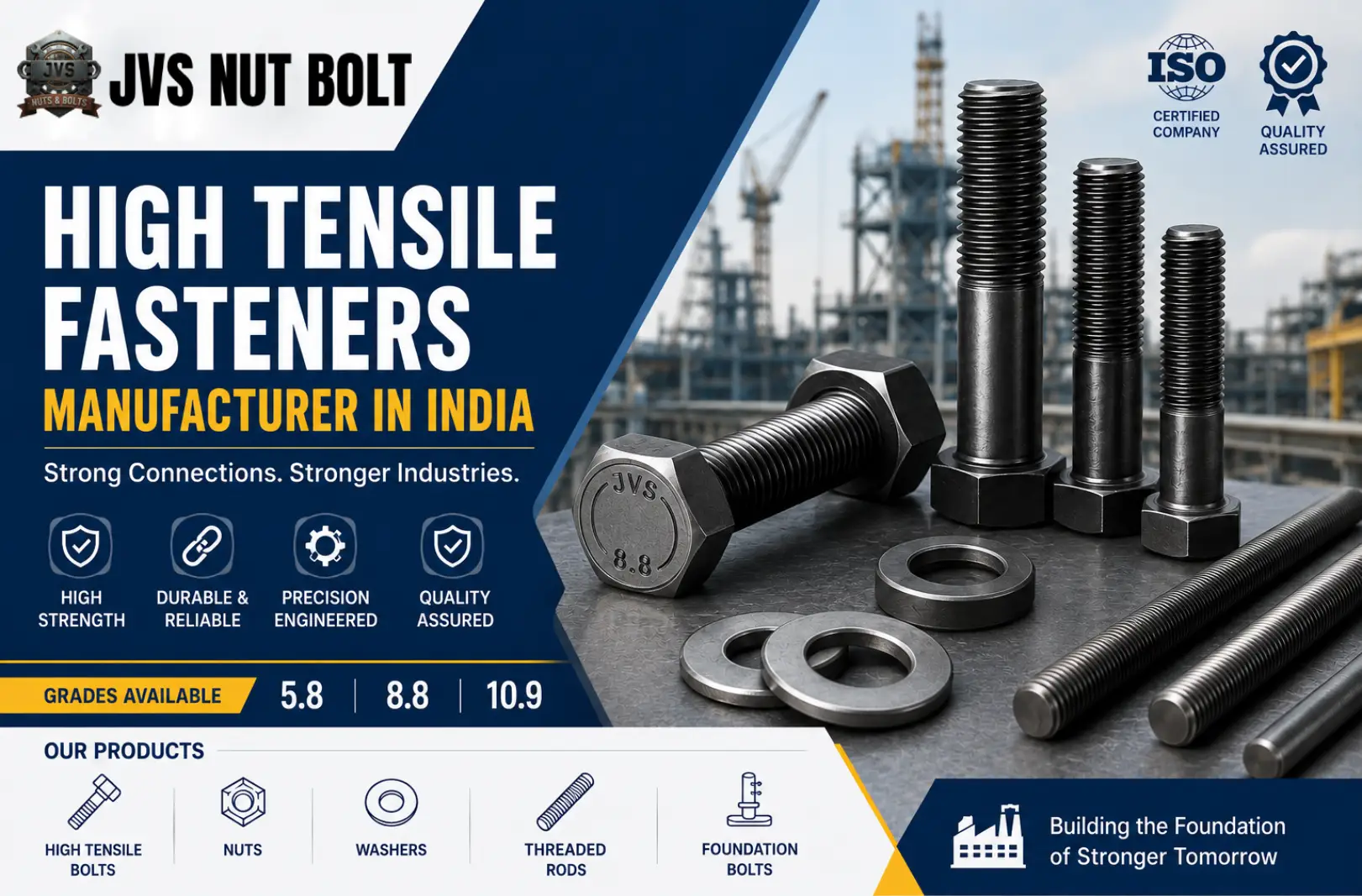 High Tensile Fasteners Manufacturer in India
