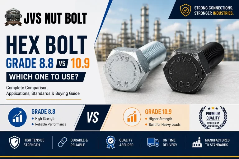 Hex bolt grade 8.8 vs 10.9