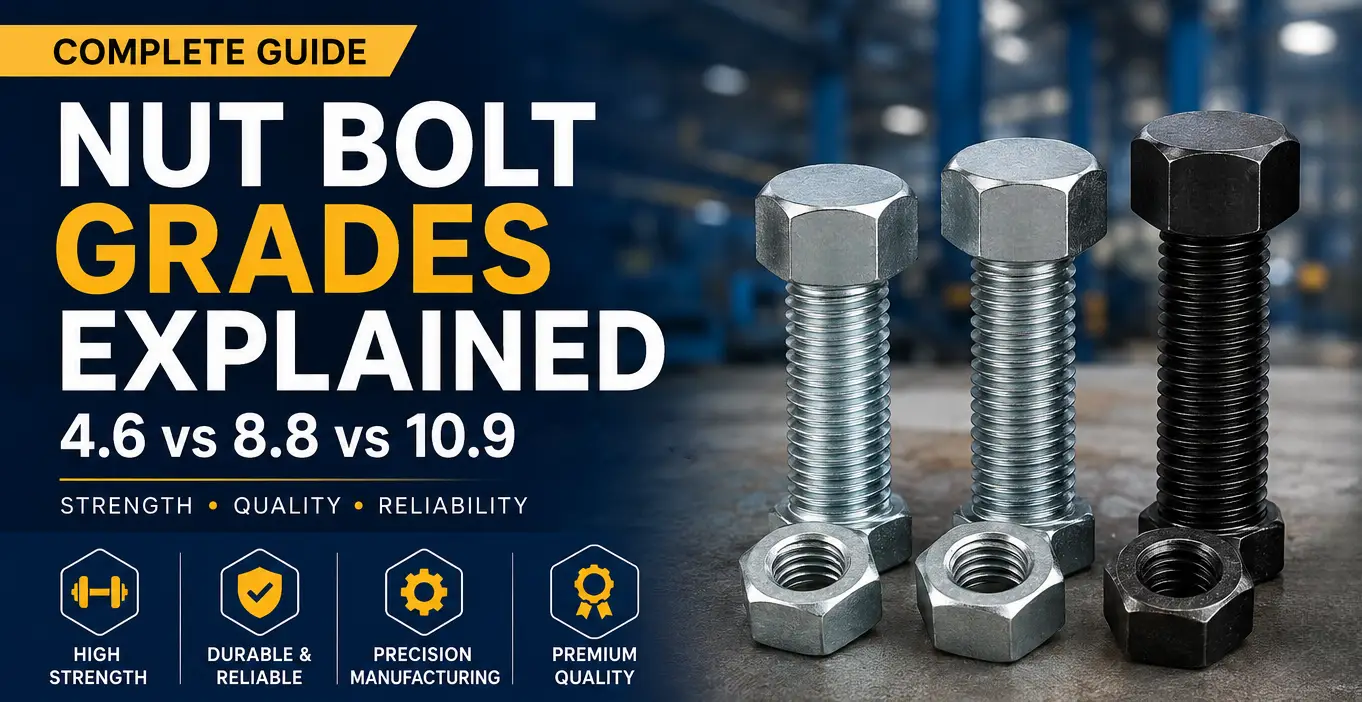 Nut Bolt Grades Explained 4.6 vs 8.8 vs 10.9 Bolts