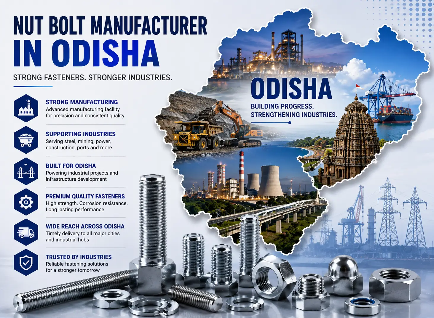 Nut Bolt Manufacturer in Odisha