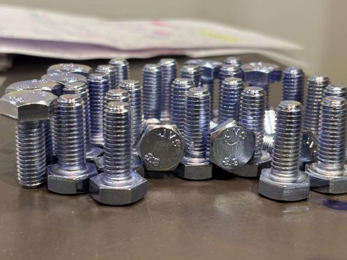 Blue Zinc Hex Bolt
